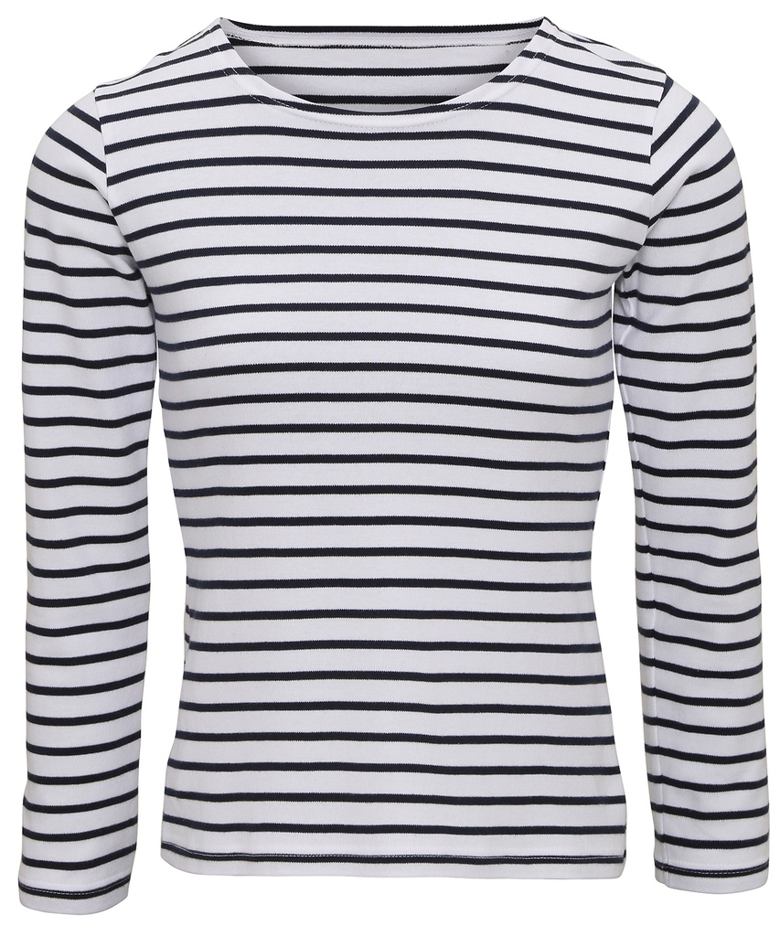[AQ071WHNYXS] Asquith & Fox Women's Marinière coastal long sleeve tee (XS)