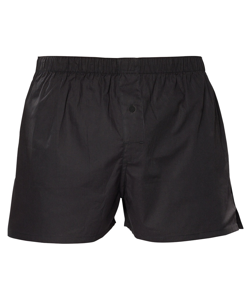 [AQ094BLACS] Asquith & Fox Men's classic boxers (S, Black)