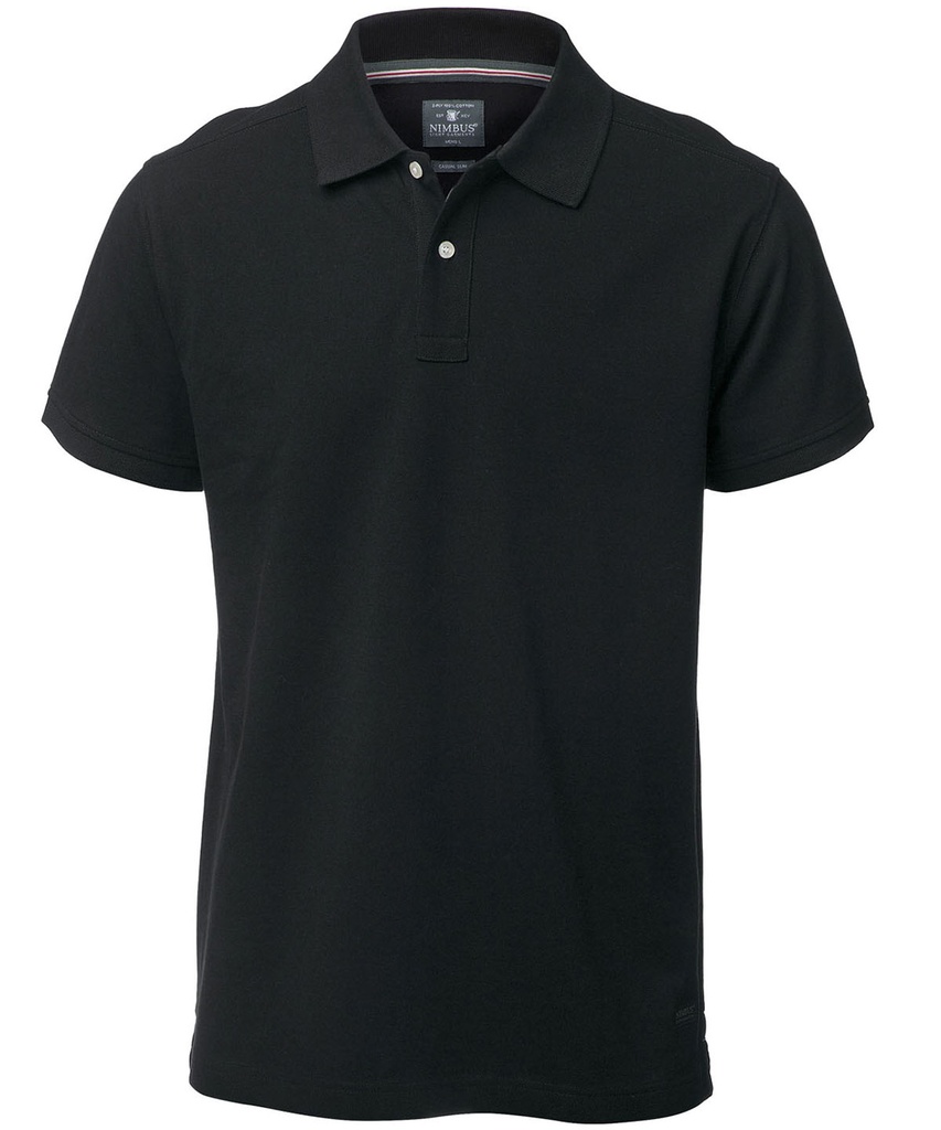 [NB37MBLACS] Nimbus Yale – the luxurious classic polo (S, Black)