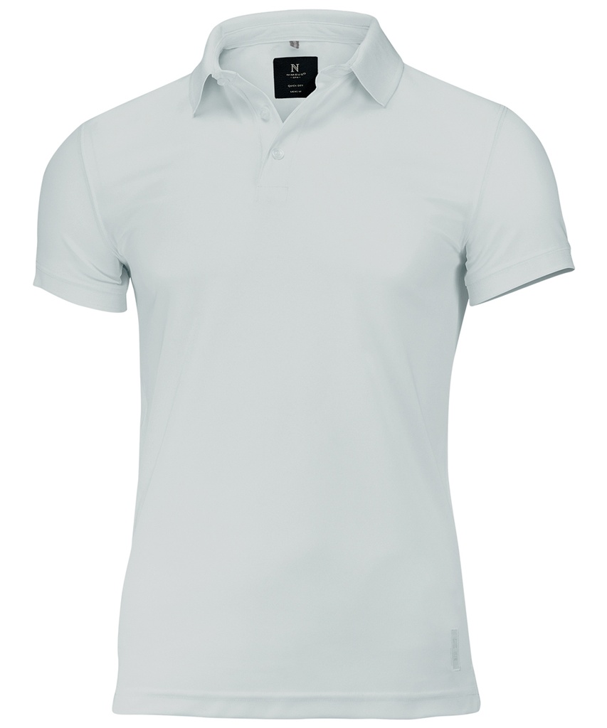 [NB86MICGYS] Nimbus Clearwater – quick-dry performance polo (S, Ice Grey)