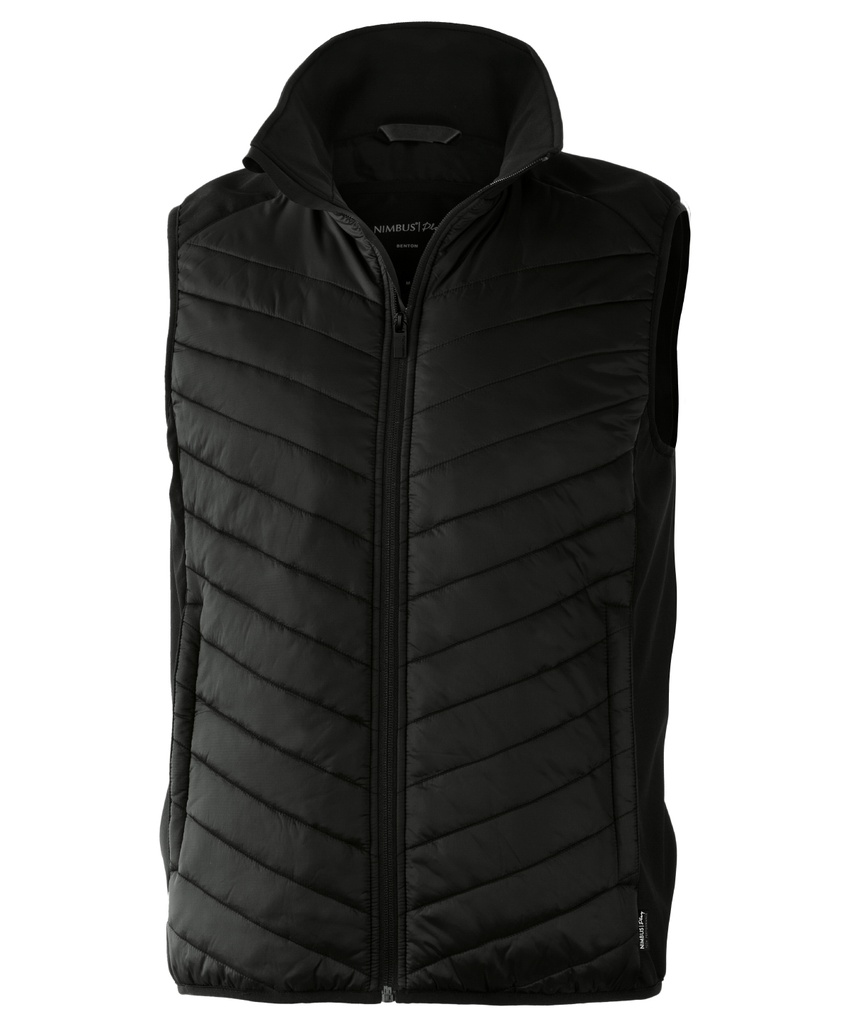 [NP10MBLACS] Nimbus Benton – versatile hybrid vest (S, Black)