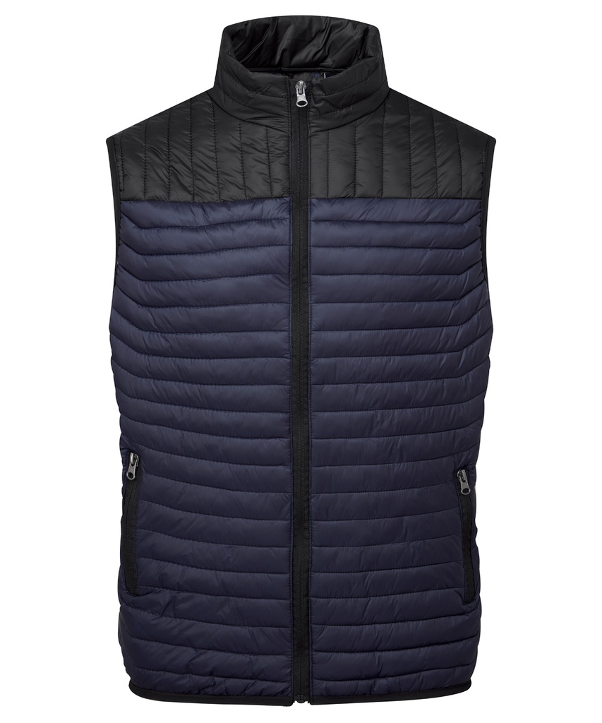 2786 Domain two-tone gilet