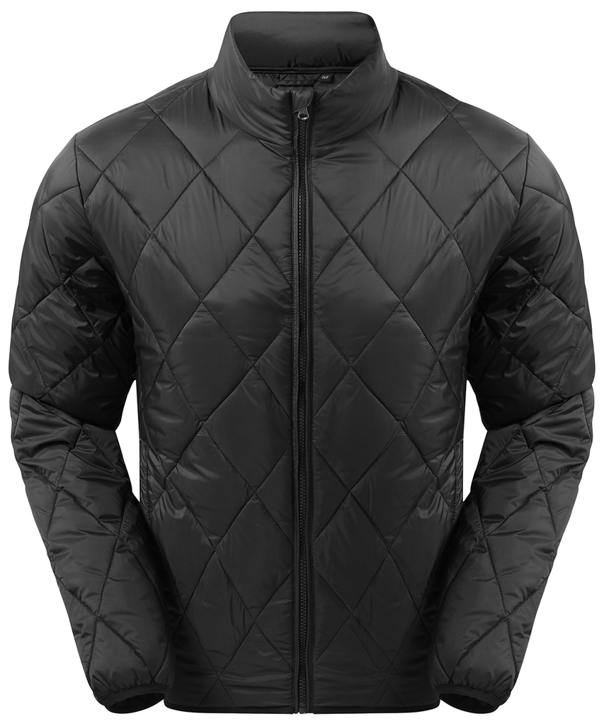 [TS032BLACS] 2786 Diamond pane padded Jacket (S, Black)