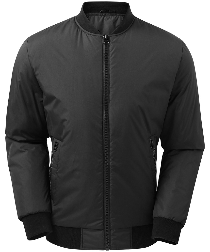 [TS035BLACS] 2786 Delta plain bomber jacket (S)