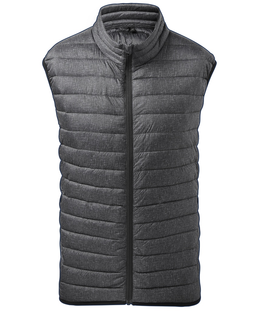 2786 Melange padded gilet