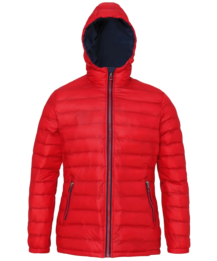[TS16FRDNYS] 2786 Women's padded jacket (S, Red/Navy)