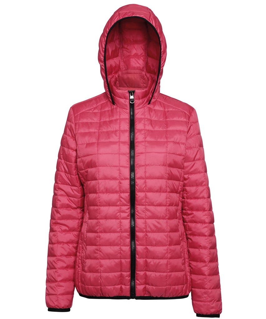 [TS23FREDDS] 2786 Women's honeycomb hooded jacket (S, Red)