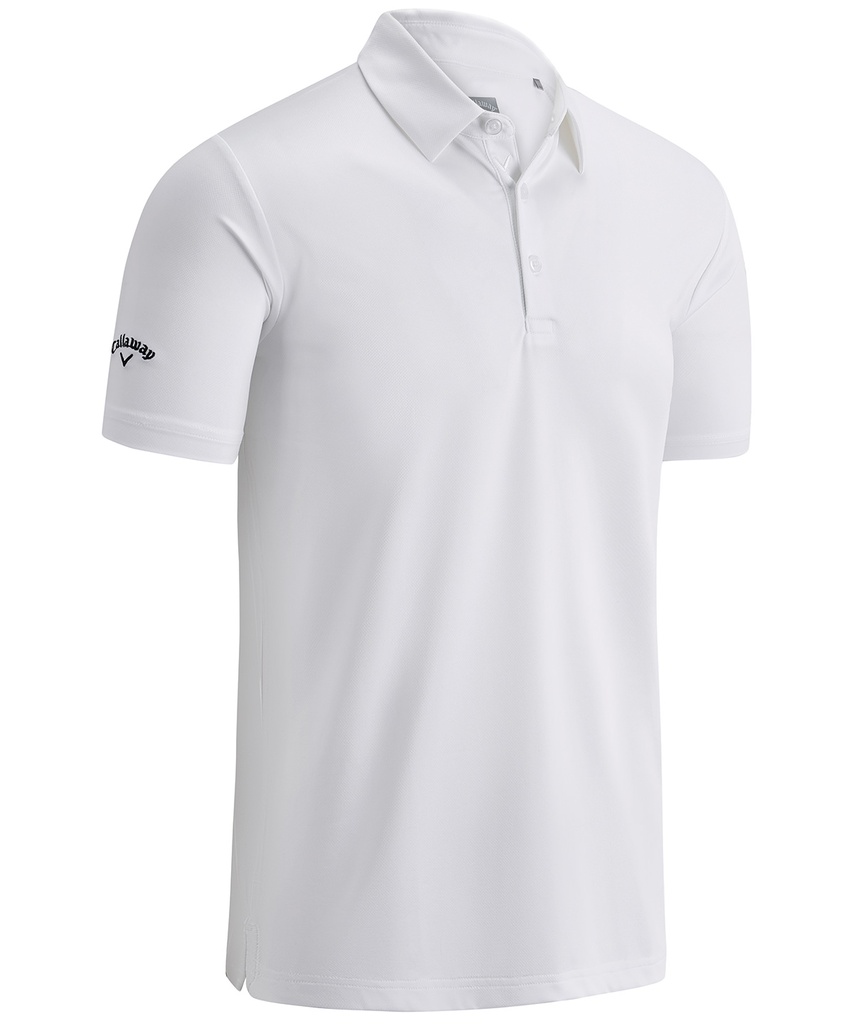 [CW025BWHIXS] Callaway Swing Tech™ solid polo (XS, Bright White)