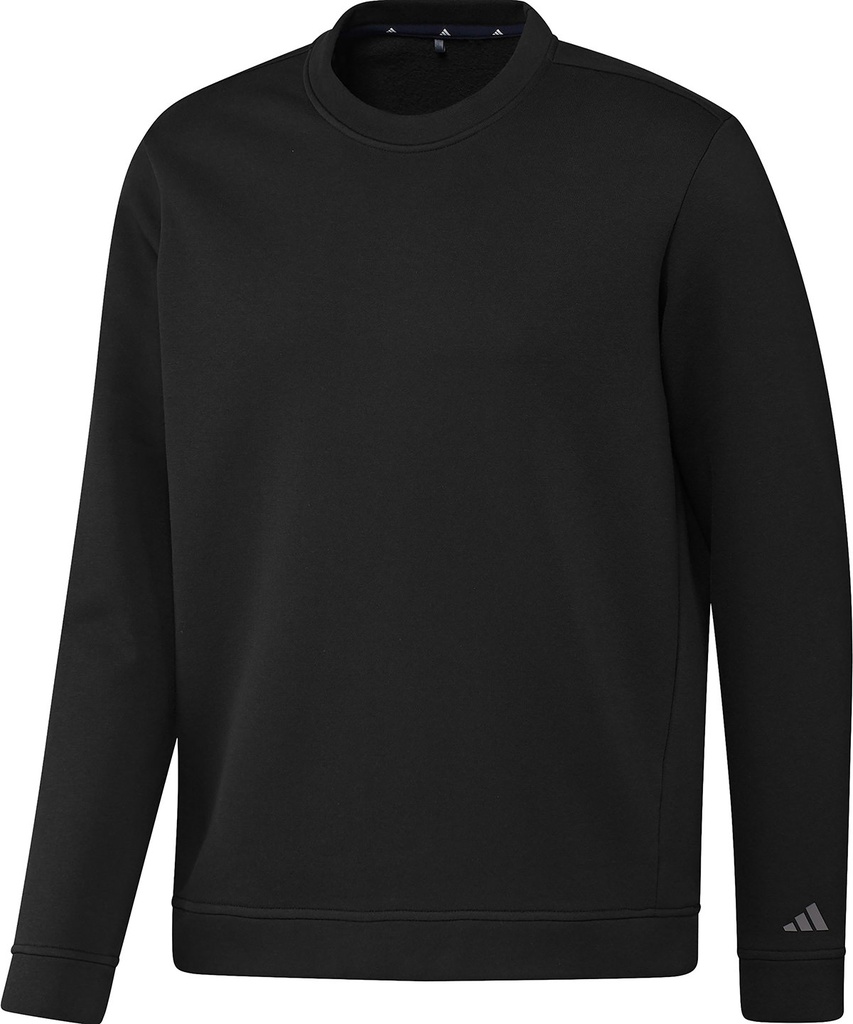 [AD053BLACS] adidas Blank crew sweatshirt (S, Black)