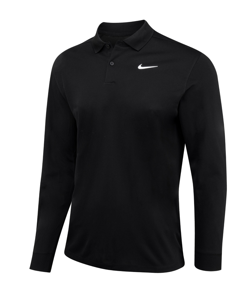 [NK354BKWHS] Nike Nike Dri-FIT Victory solid long sleeve polo (S)