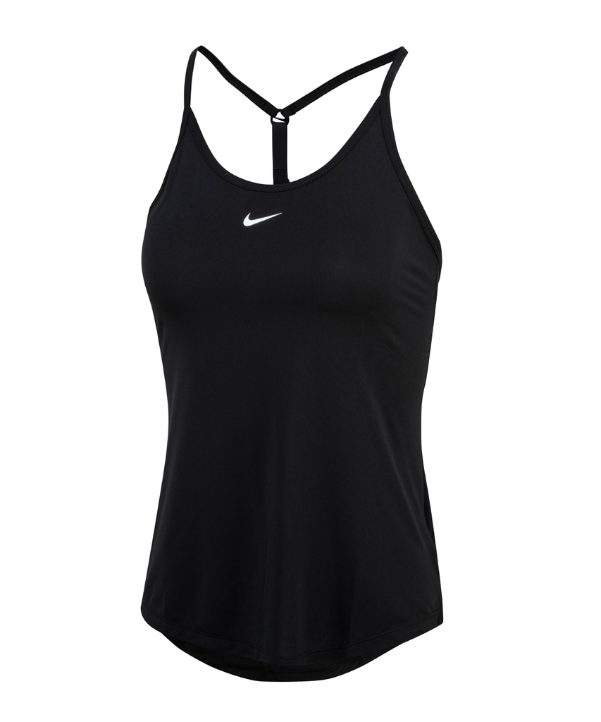 [NK375BKWHXS] Nike Women’s Nike One Dri-FIT Elastika standard fit tank (XS, Black/White)