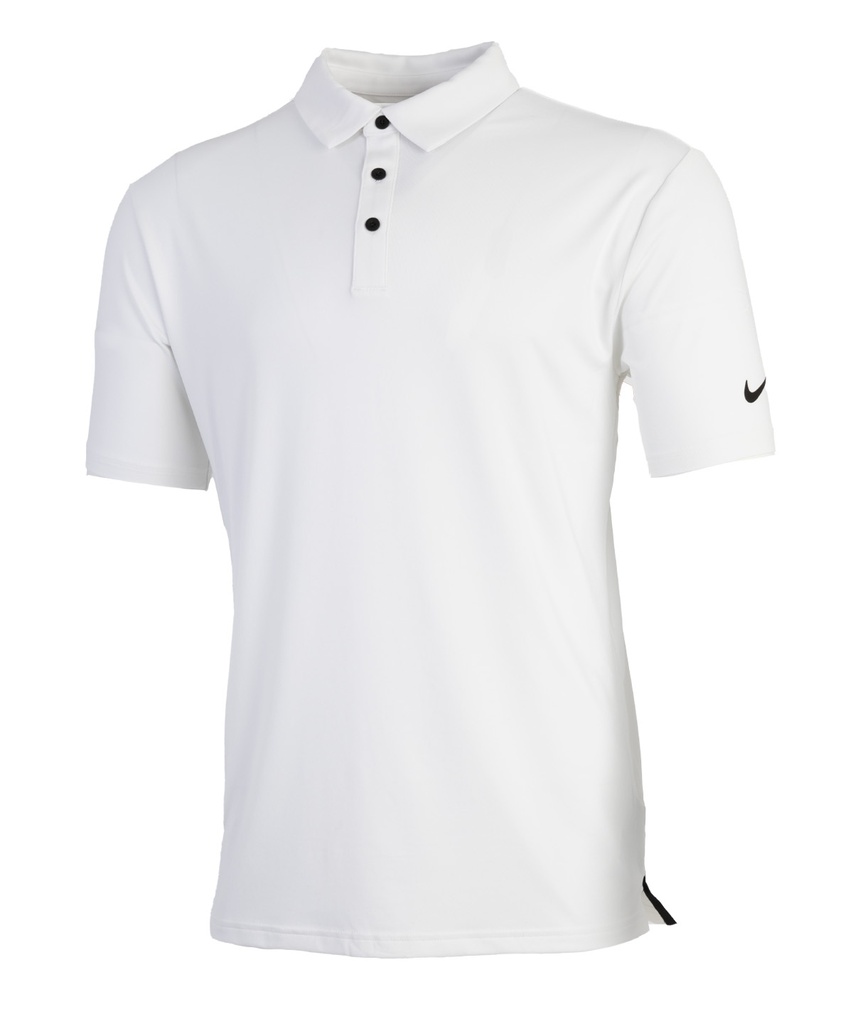 [NK420WHBKS] Nike Nike Dri-FIT Tour solid polo (S, White/Black)