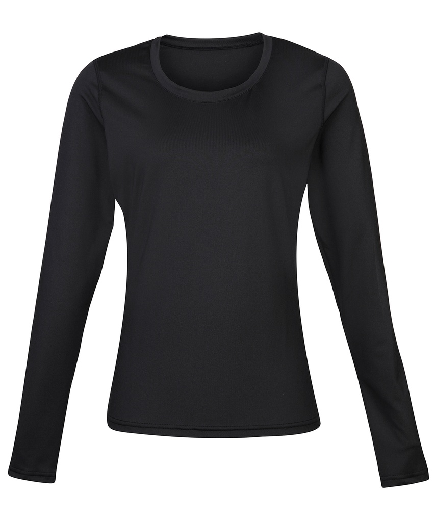 [RH003BLAC10] Rhino Women's Rhino baselayer long sleeve (Wom 10, Black)
