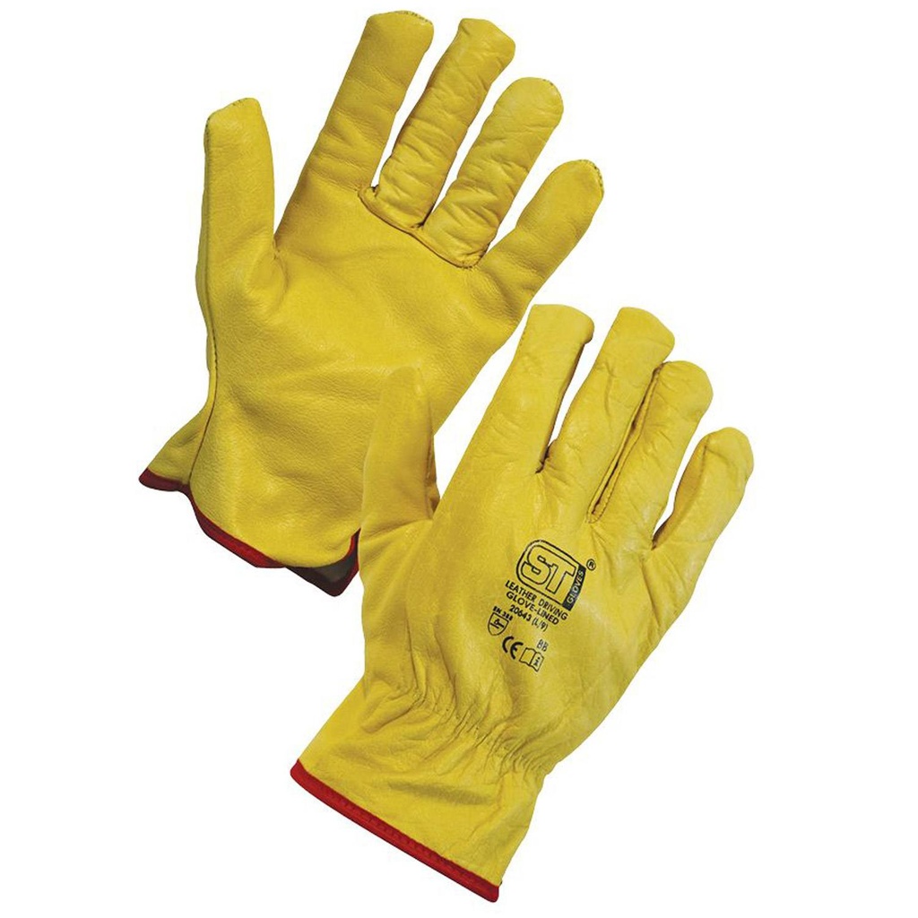 [20642] Leather Driving Gloves (120 Pack) (Medium)