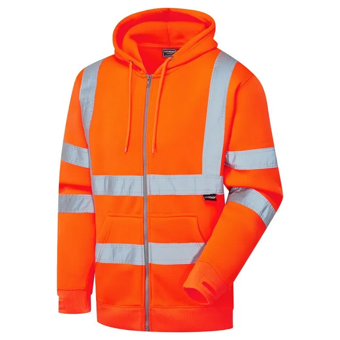 [31981] Hi Vis Zipped Hoodie (Small)