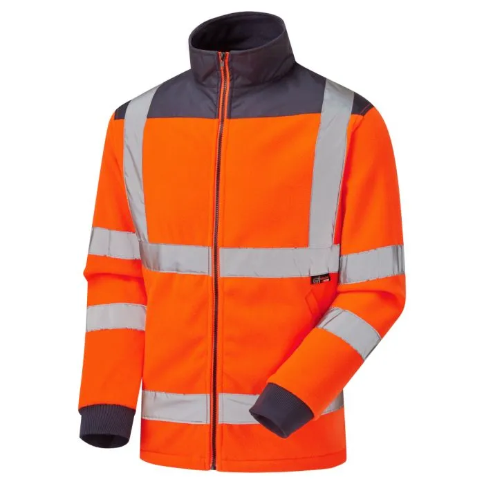 [37881] Hi Vis Fleece Jacket - Rain Patch (Small)