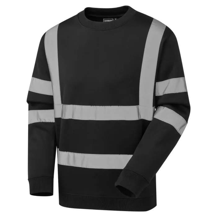 [39571] Hi Vis Crew Neck Sweatshirt (Small)