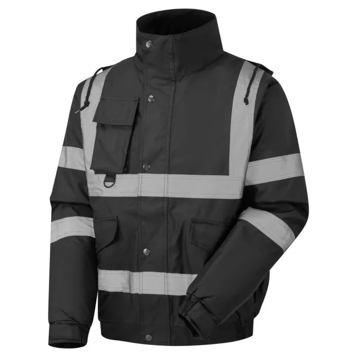 [59171] Security Bomber Jacket - With Tape (Small)