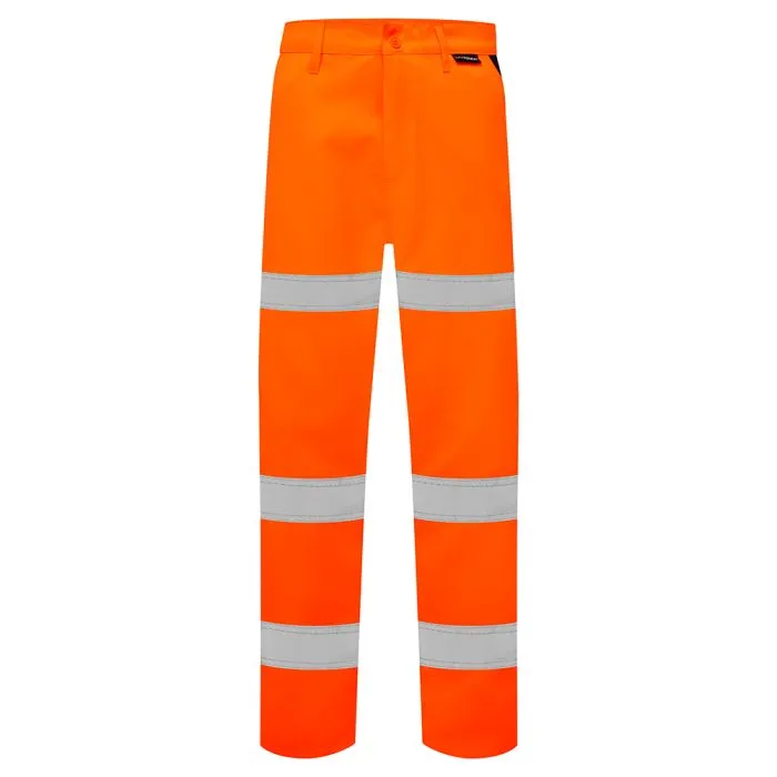 Hi Vis 3 Band Polycotton Trousers