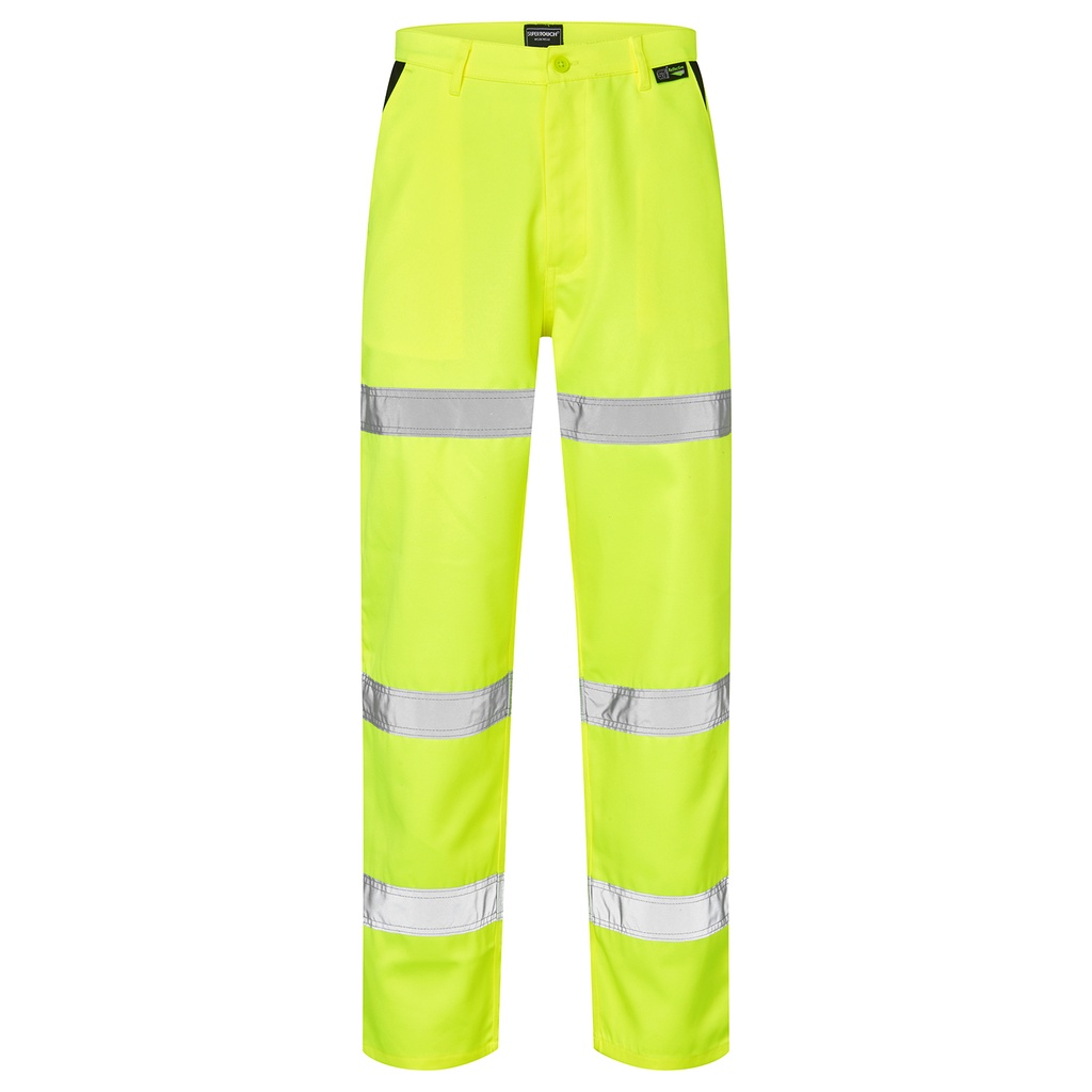 Hi Vis 3 Band Polycotton Trousers