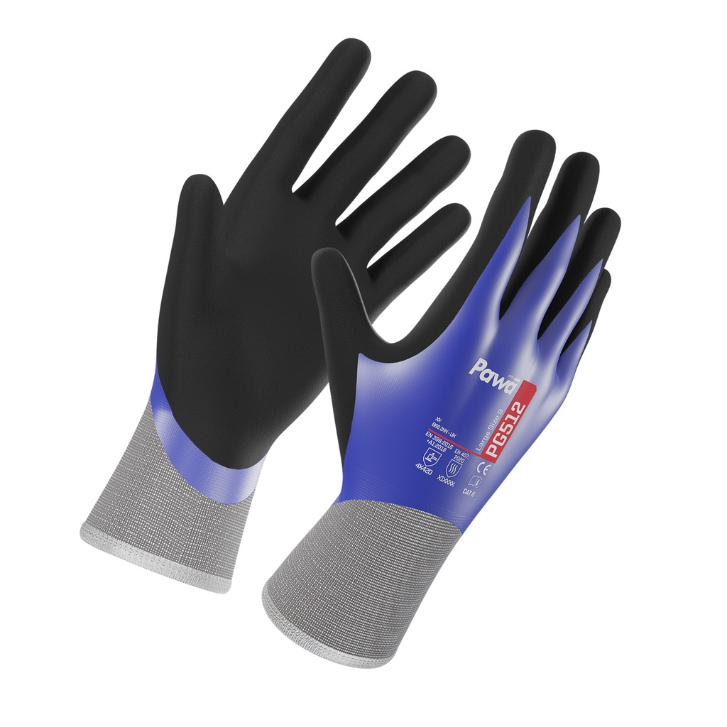 [PG51211] Pawa PG512 Oil Resistant Anti-Cut Gloves (Small)