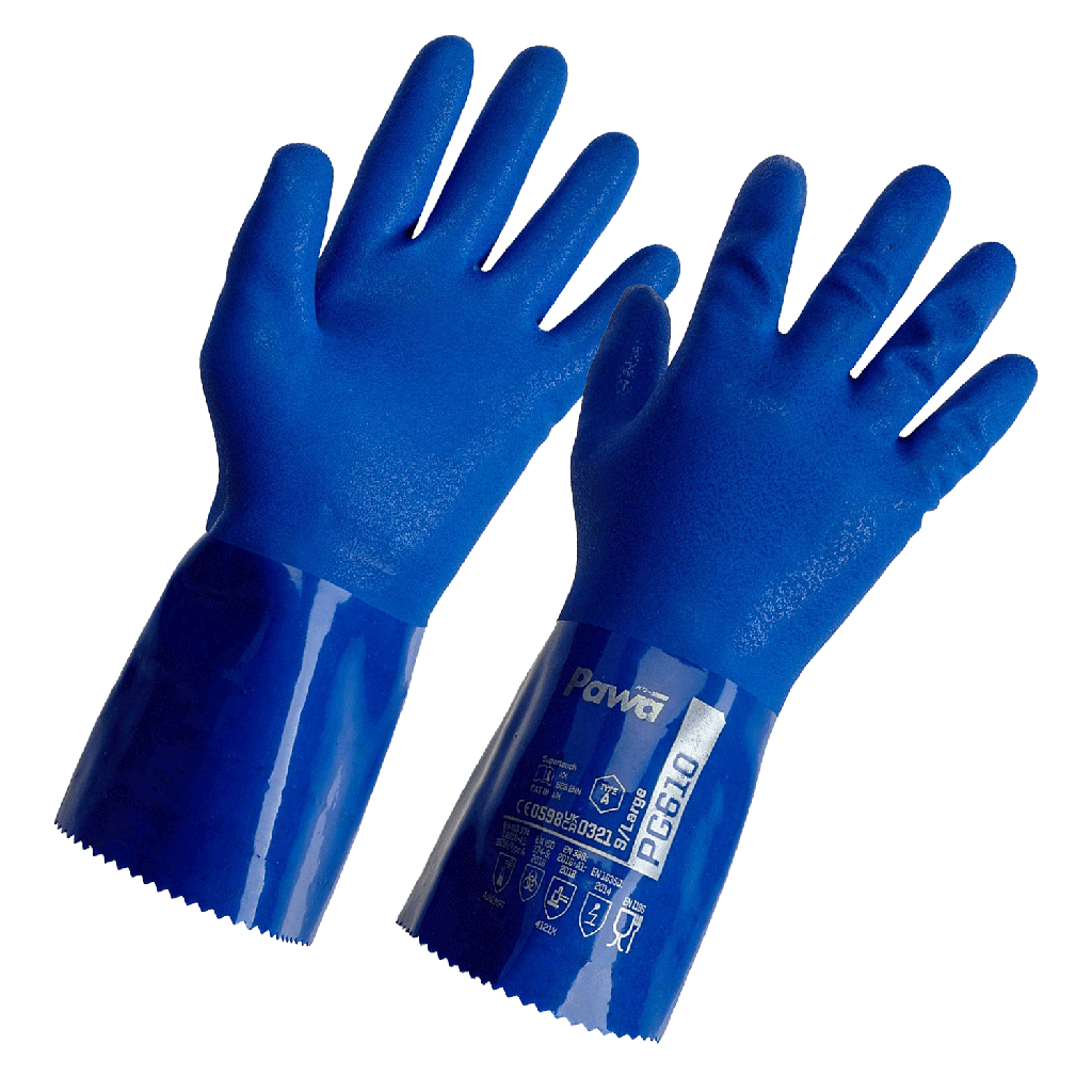 [PG61012] Pawa PG610 Type A Chemical Resistant Gloves (Medium)