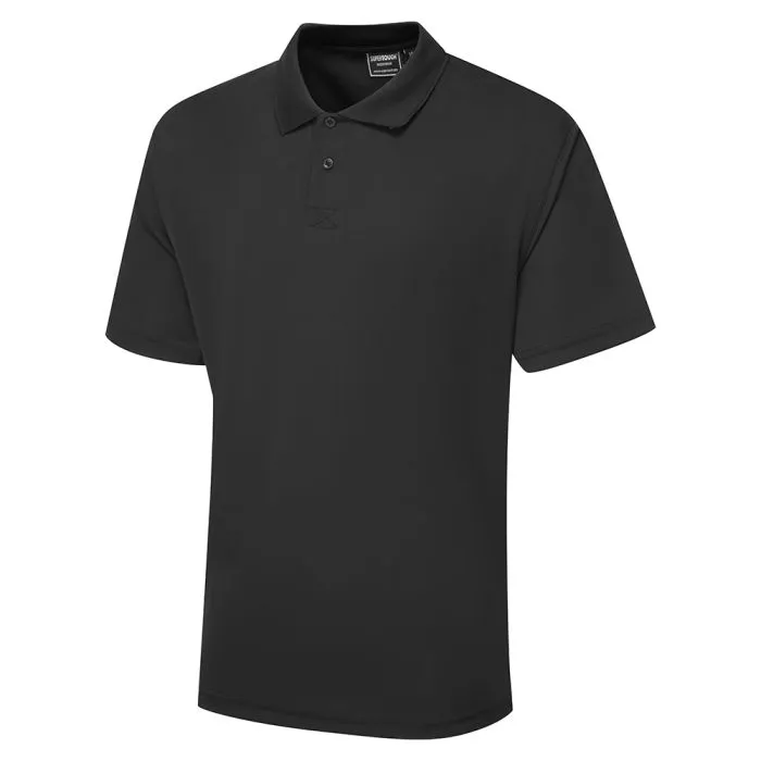 [SBW-30271] Supertouch Black Bird Eye Polo Shirt (Small)