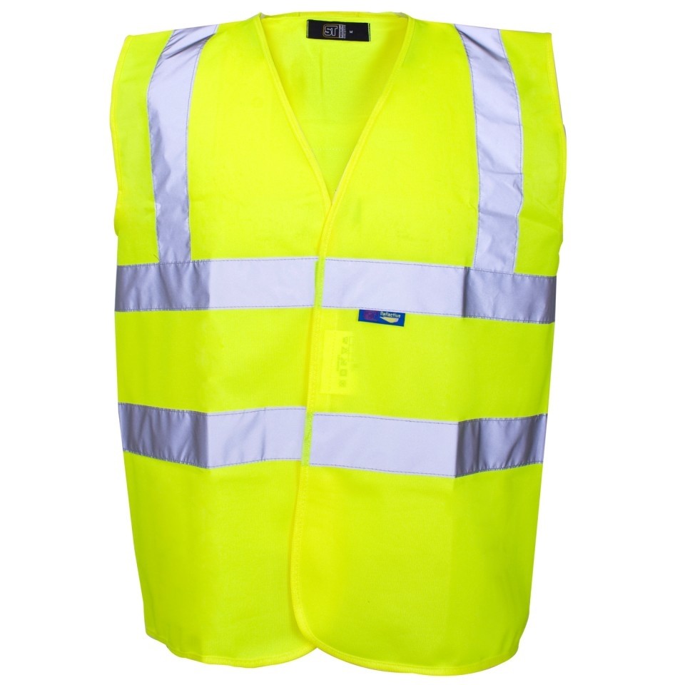 [SHV-25141] Yellow Hi-Vis Vests Printers Pack (100 Pack) (Small)