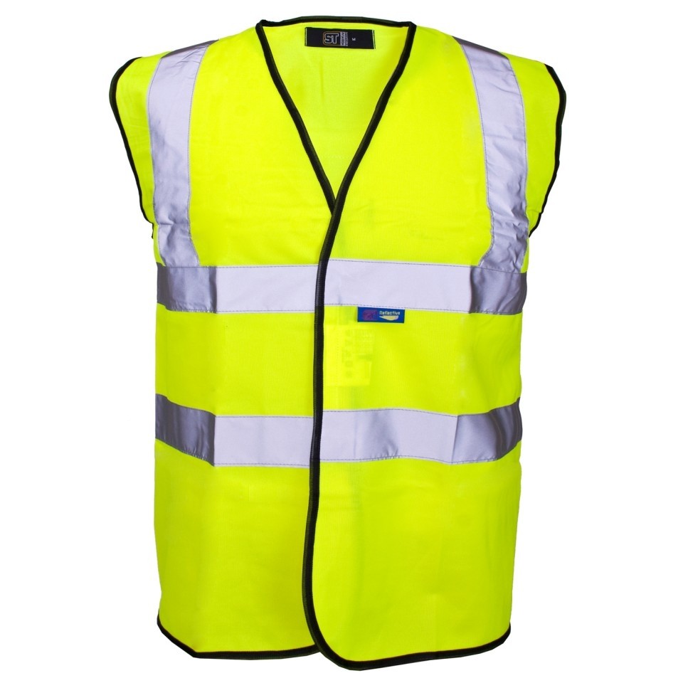 [SHV-25241] Yellow Hi-Vis Vests Printers Pack (100 Pack) (Small)