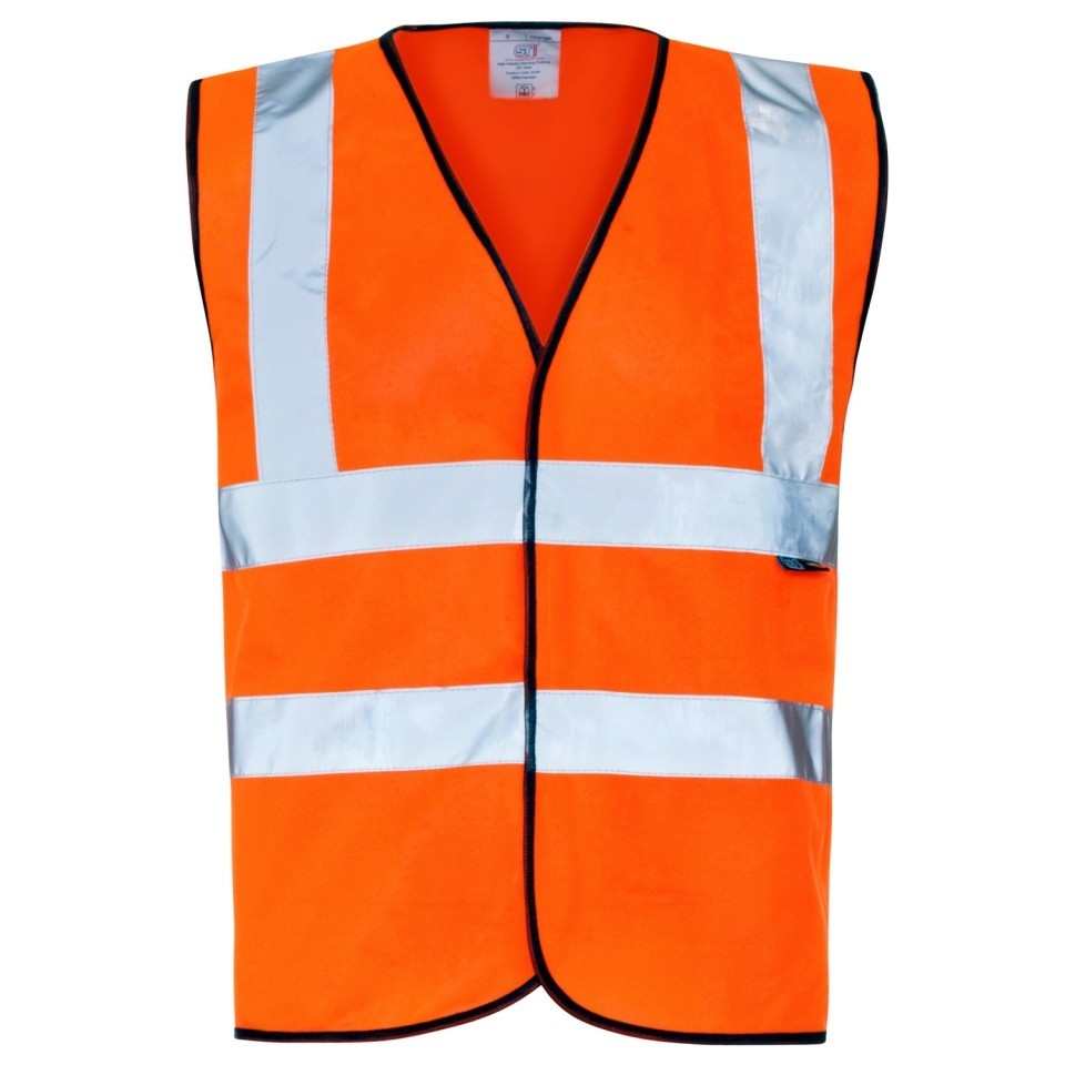 [SHV-25281] Orange Hi-Vis Vests Printers Pack (100 Pack) (Small)