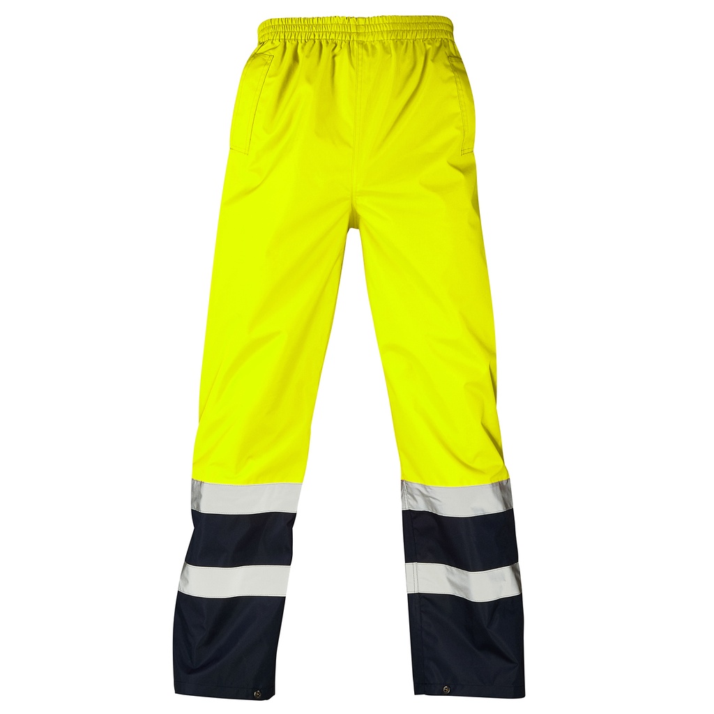 [SHV-401491] Supertouch Hi Vis Yellow 2 Tone Overtrousers (Small)