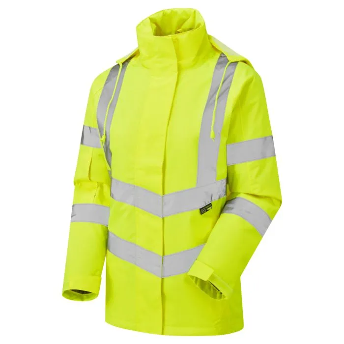 [SHV-L05141] Ladies Hi Vis Yellow Kamela Padded Jacket (8)