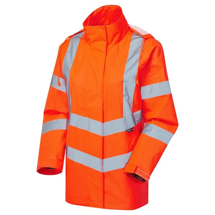 [SHV-L05281] Ladies Hi Vis Orange Sophia Lightweight Jacket (8)
