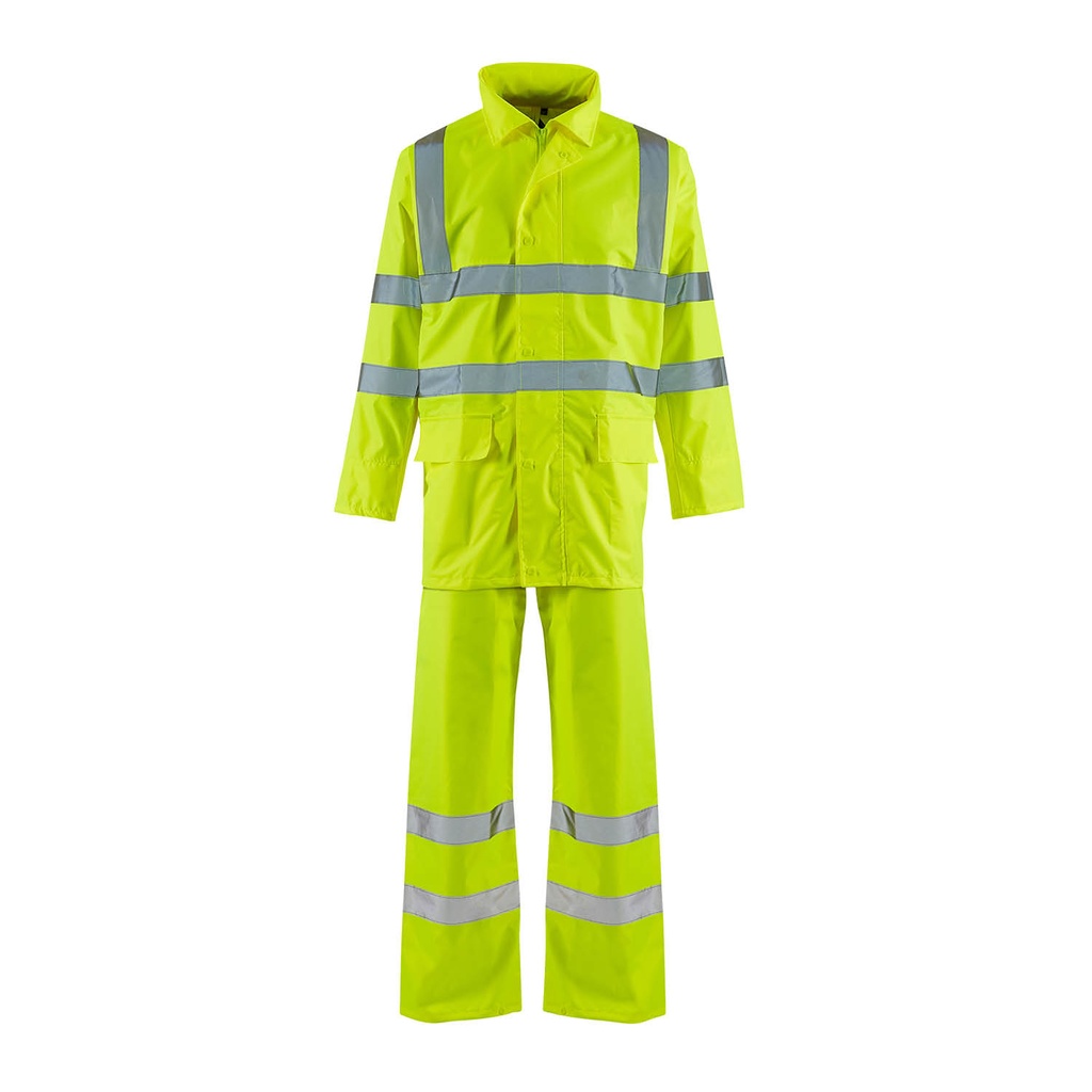 [SRW-05141] Supertouch Hi-Vis Yellow Lite Rainsuit (Small)