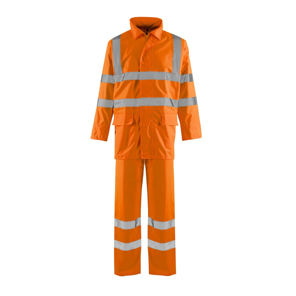 [SRW-05181] Supertouch Hi-Vis Orange Lite Rainsuit (Small)