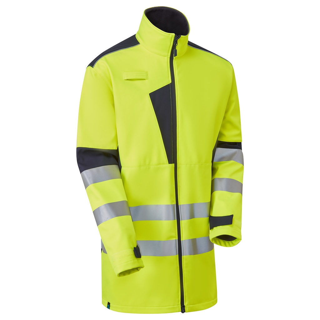 [SYH-1052C1] HV System Eco 3-Layer Yellow Softshell Parka (Small)