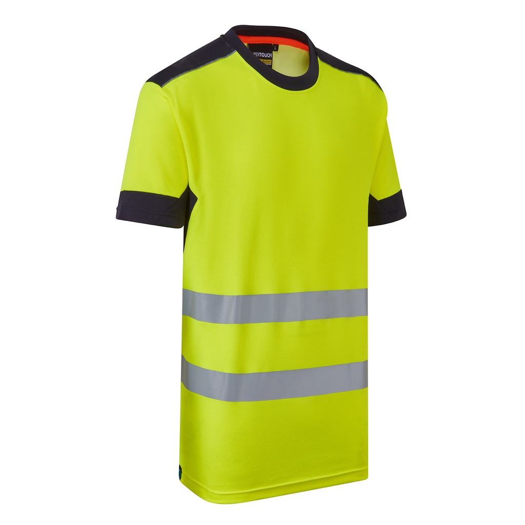 [SYH-353C1] System Hi-Vis Eco CottonCool Yellow T-Shirt (Small)