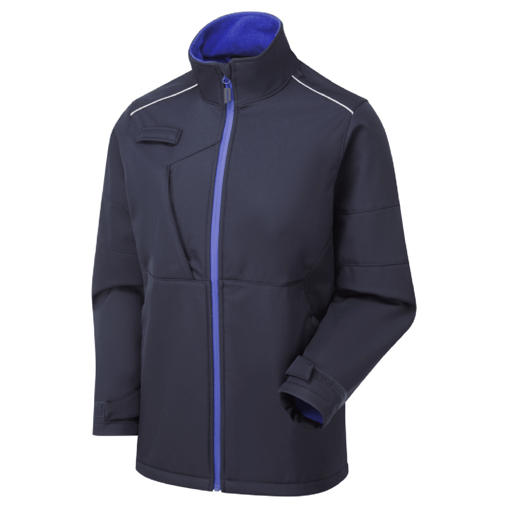 System Eco 3 Layer Navy/Royal Blue Softshell Jacket Women's (8)