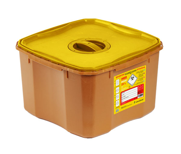 [CM0926] Woodsafe Sharps Bin Lid And Screw Fit Cap 25 Litre