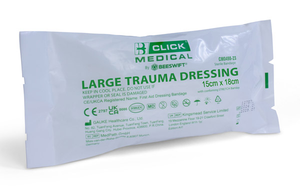 [CM0498-23] Click Medical Trauma Dressing 15 x 18 - Large