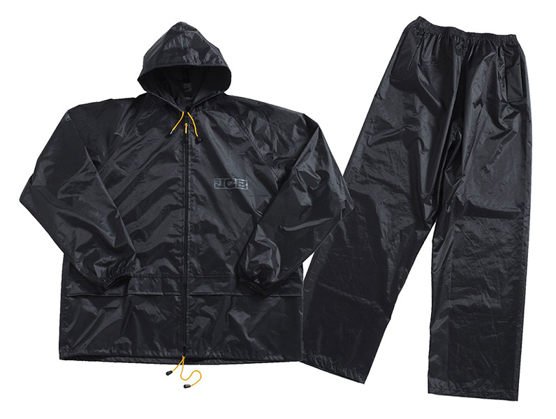 [D+AA-L] JCB Workwear Two-Piece Rainsuit (L)