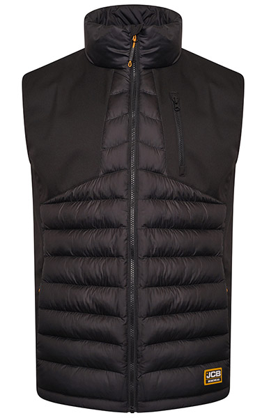 [D-MN-S] JCB Workwear Trade Hybrid Padded Gilet (S)