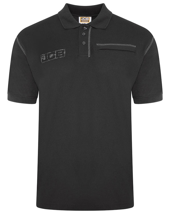 [D+29-S] JCB Workwear Trade Work Short Sleeve Polo (S)