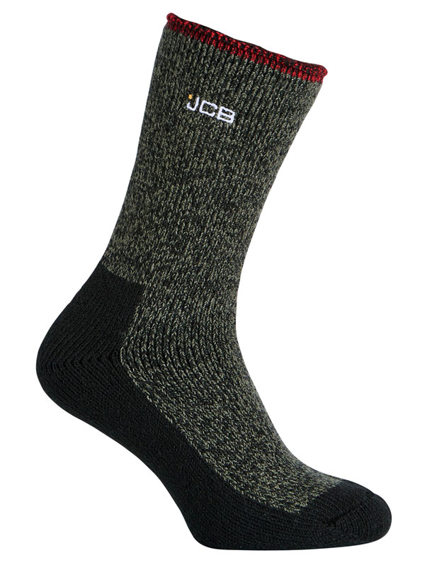 [JCBX000181] JCB Workwear Thermasocks with Extended Achilles