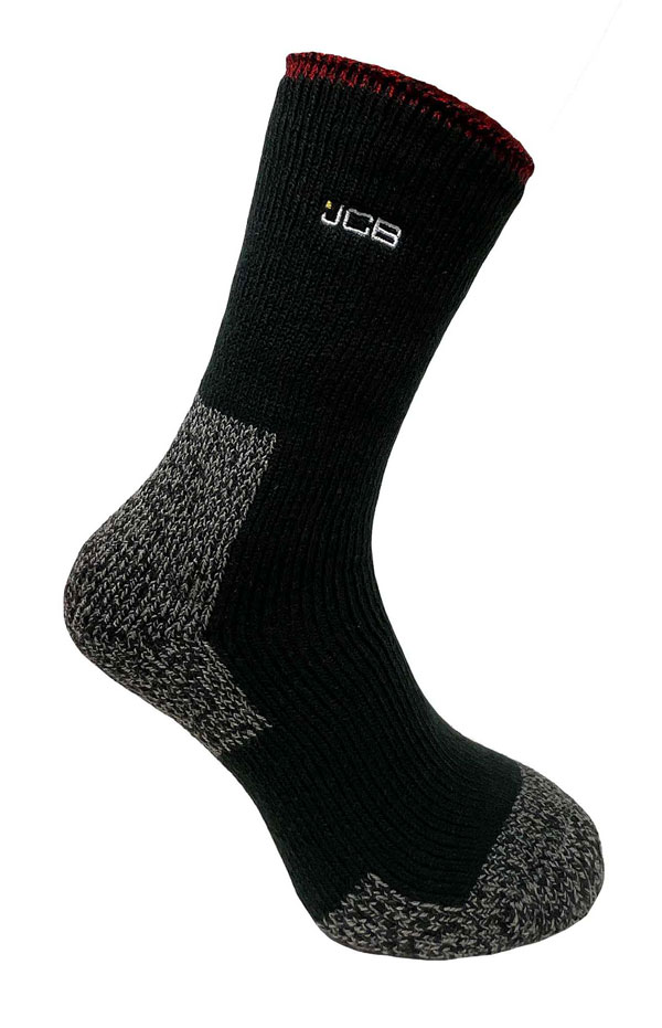 [JCBX000184] JCB Workwear Thermasocks with Extended Achilles