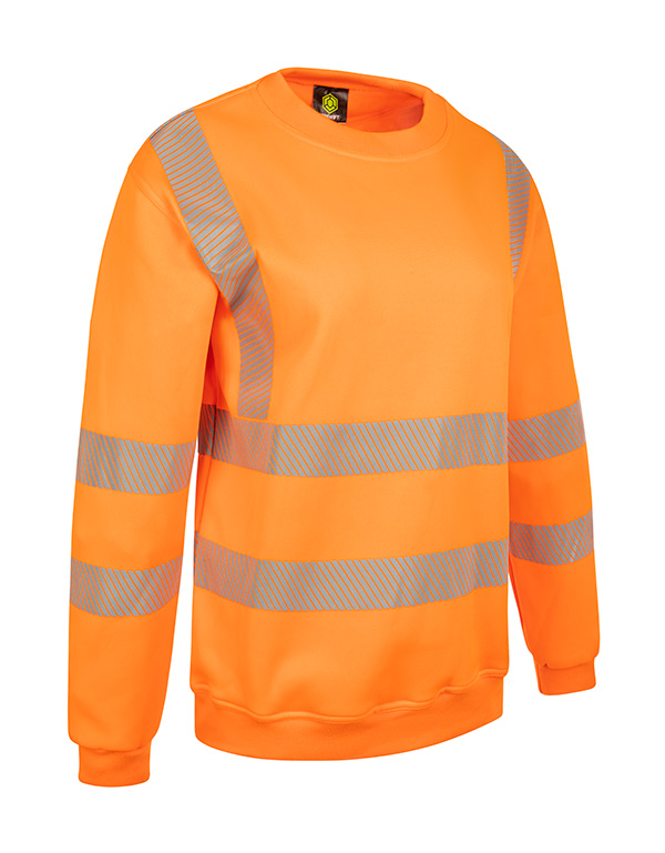 [WSSENORS] Beeswift Womens Hi-vis Sweatshirt (S, Orange)