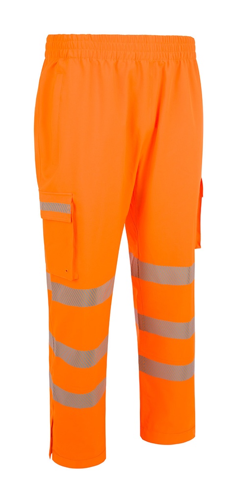 [BSDSTRORS] Beeswift Stormwear Mens Hi-Vis Overtrouser (S, Orange)