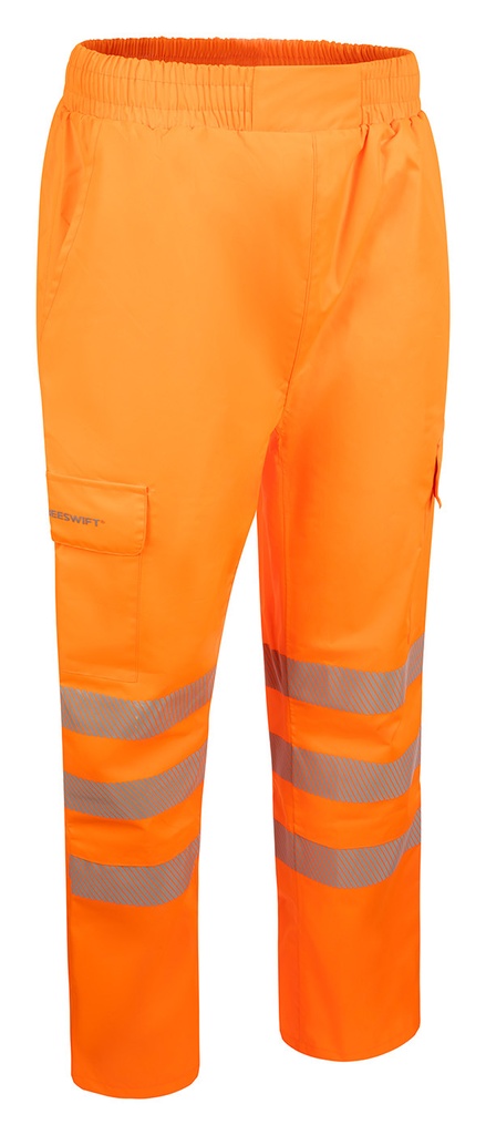 [BSDWSTROR08] Beeswift Stormwear Womens Hi-Vis Overtrouser (8, Orange)