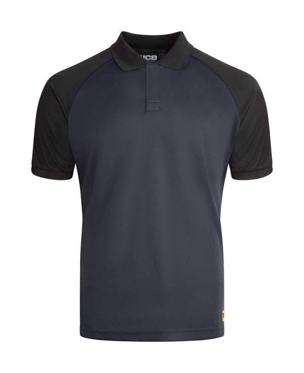 [JCB016NBLXS] JCB Workwear Unisex Classic Collar Polo Shirt (XS, Navy / Black)