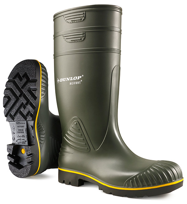 [B44063106] Dunlop Acifort Heavy Duty Wellingtons (6)